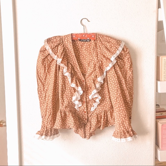 Cabal Tops - Vintage Prairie Top from 70s Similar to Doen
